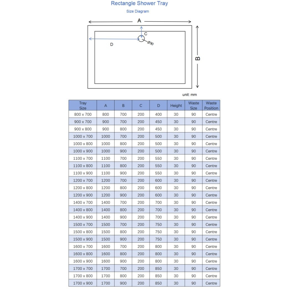 Stech Homes Walk-in Shower Screen with Shower Tray 900 x 1900mm and 800 x 1900mm Image 3