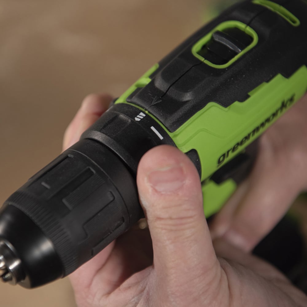 Greenworks GWGD24DD60 24V Brushless 60Nm Combi Drill Bare Unit Image 6