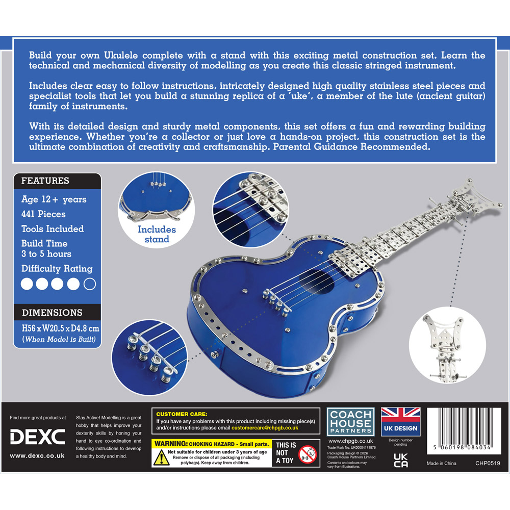 Coach House Ukulele Metal Construction Set Image 3