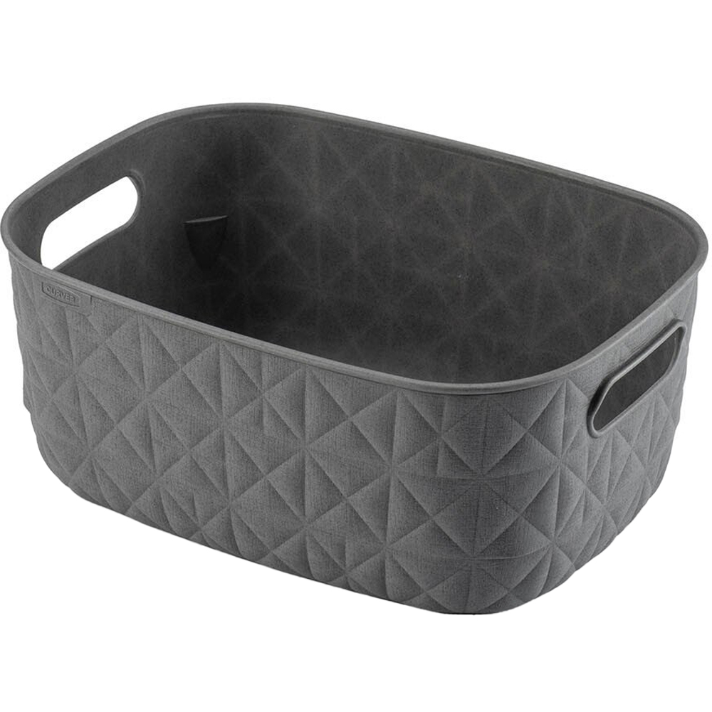 Curver Softex 4L Grey Storage Basket Image 1
