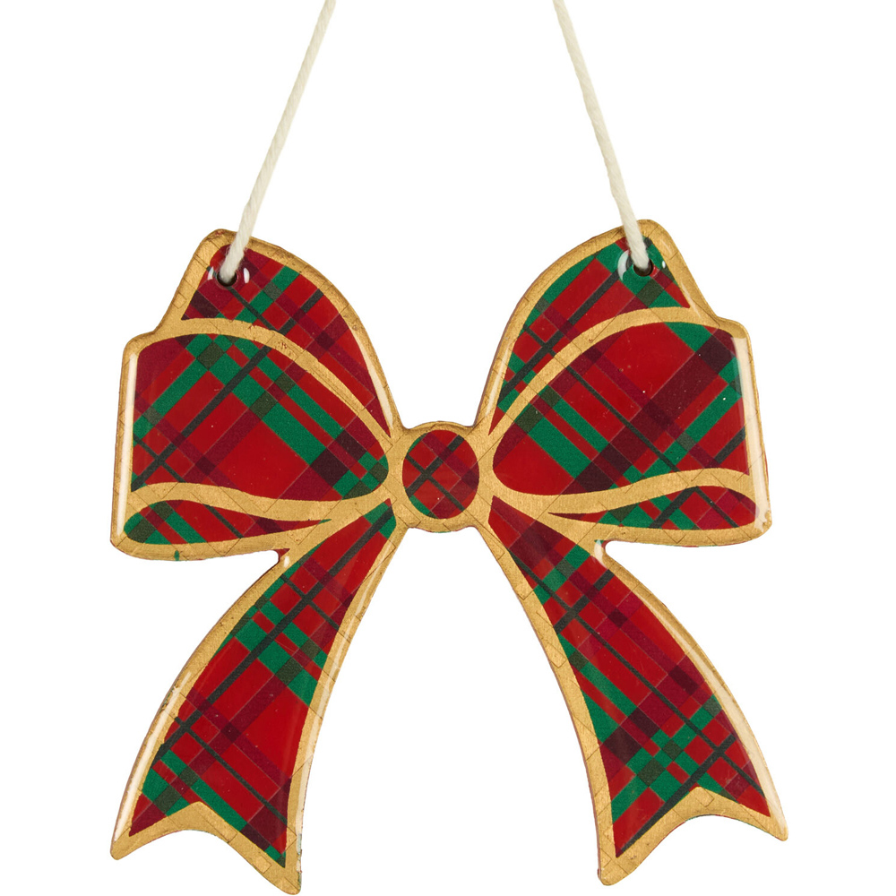 Tartan Bow Decoration Image 2