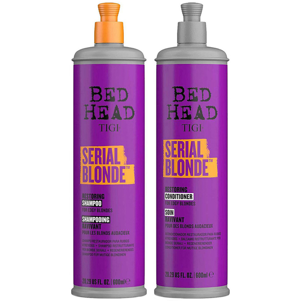 TIGI Bed Head Serial Blonde Shampoo and Conditioner Set 600ml Image 1