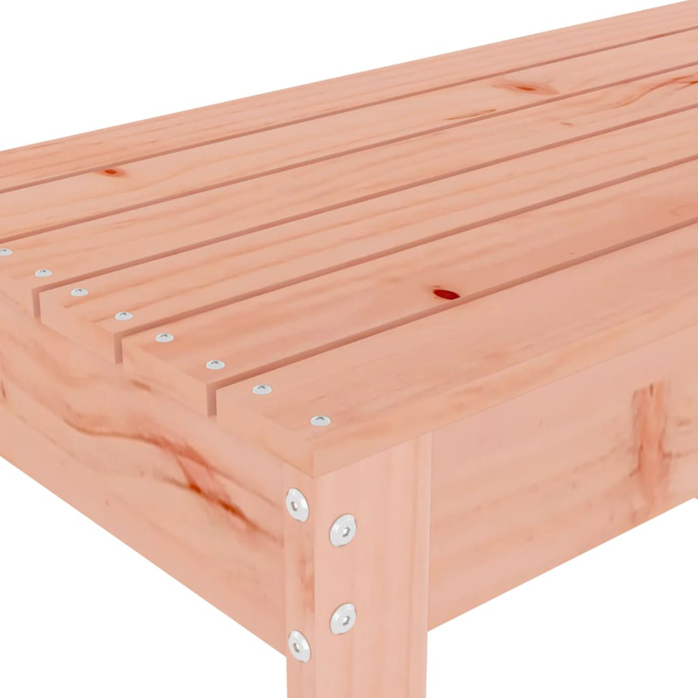 vidaXL Natural Solid Douglas Wood Slatted Garden Bench 80 x 38 x 45cm Image 6