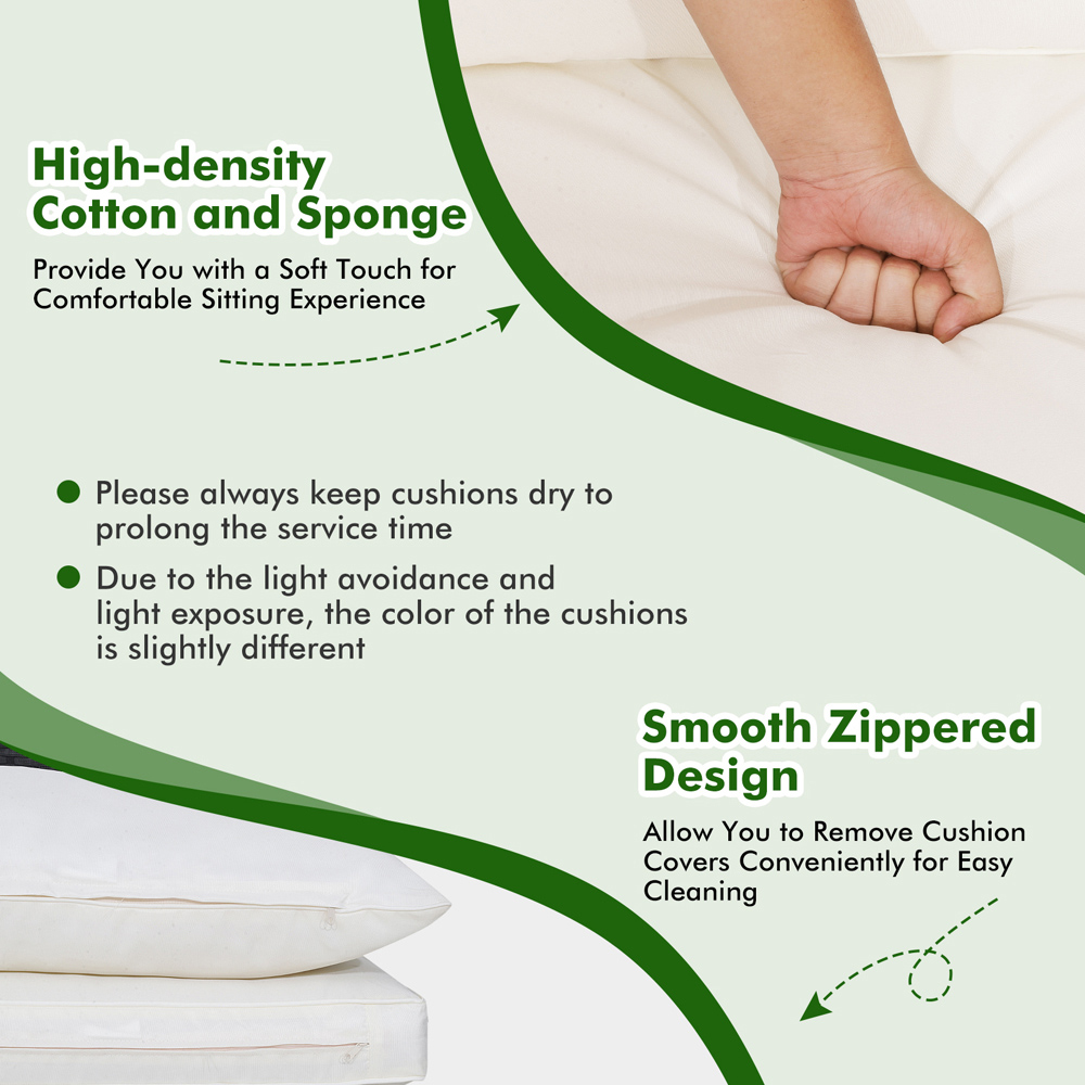 Costway 4 Seater PE Rattan Patio Bistro Set Image 8