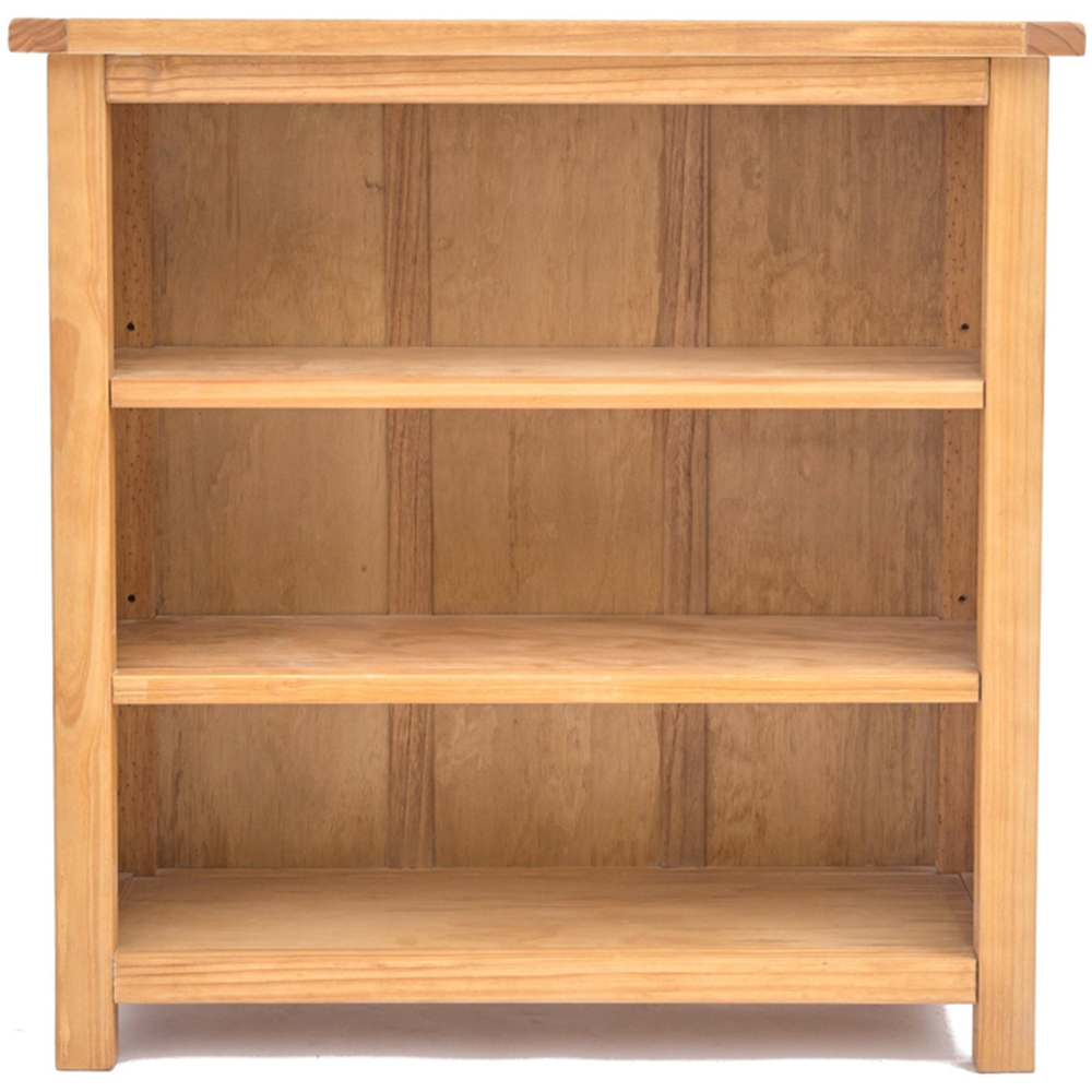 Lugo 3 Shelf Waxed Bookcase Image 2