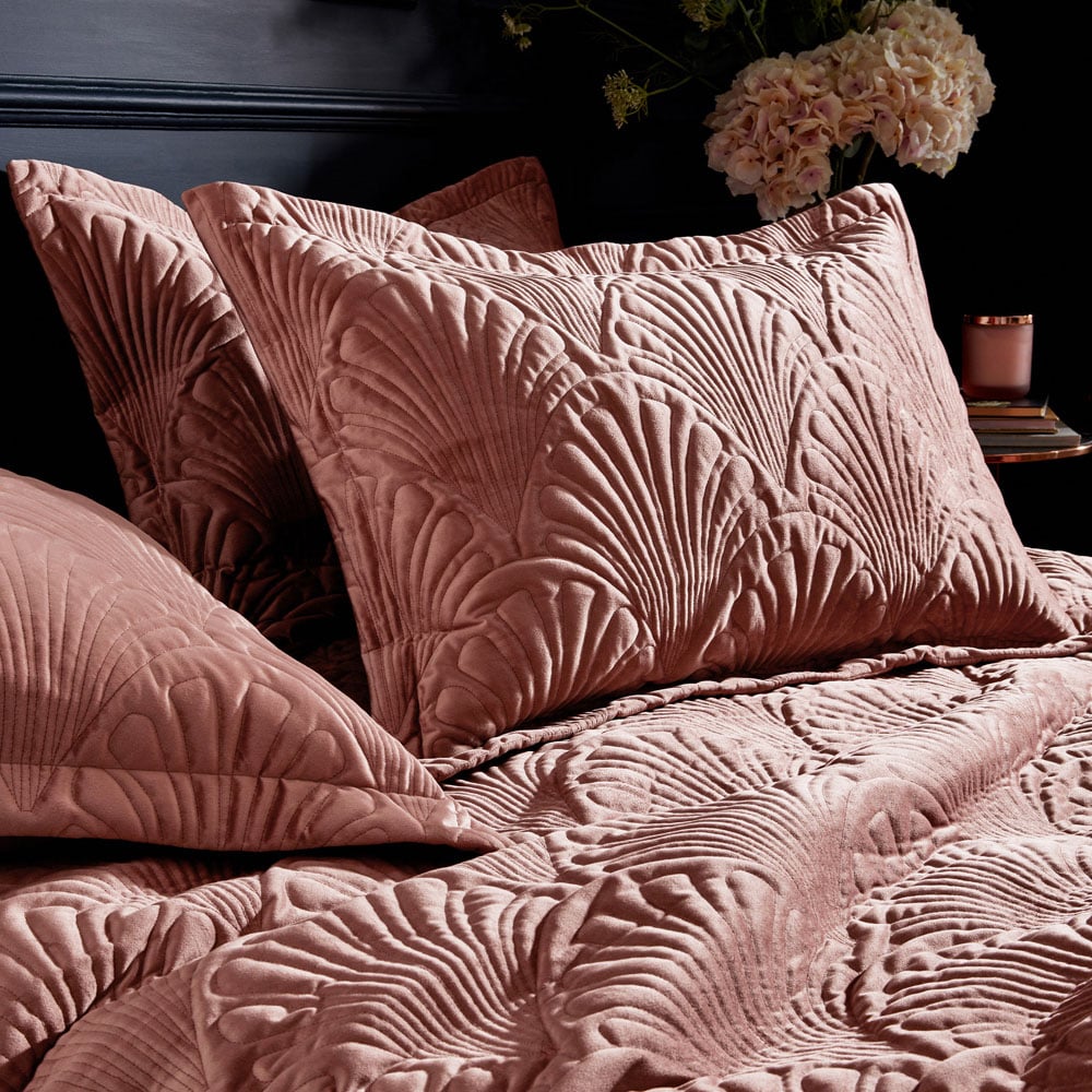 Paoletti Palmeria Super King Blush Duvet Set Image 3