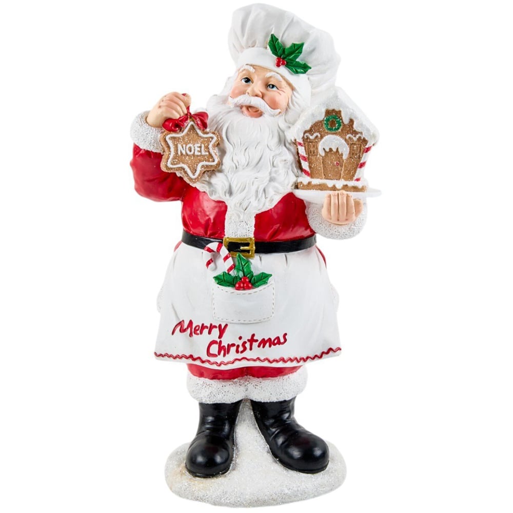 Chef Santa Ornament Image 2
