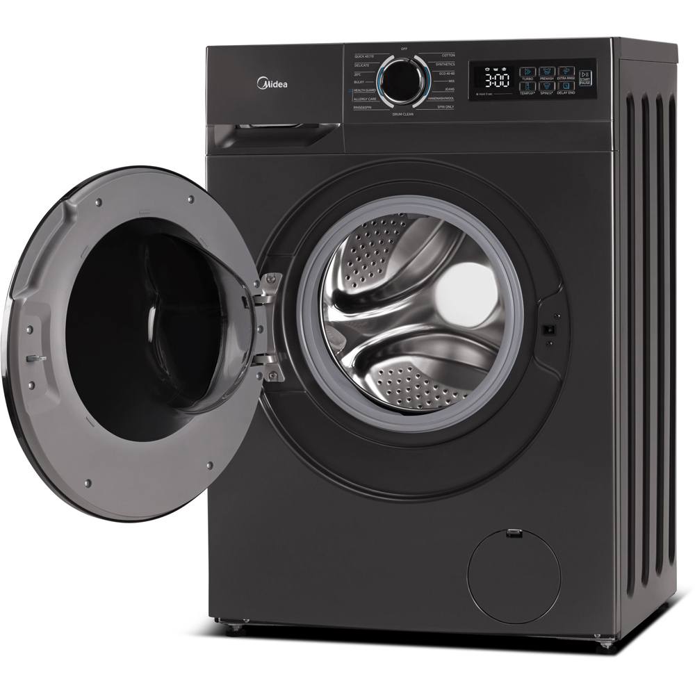 Midea MF110W90BA10/T 9kg Graphite Freestanding Washing Machine Image 3