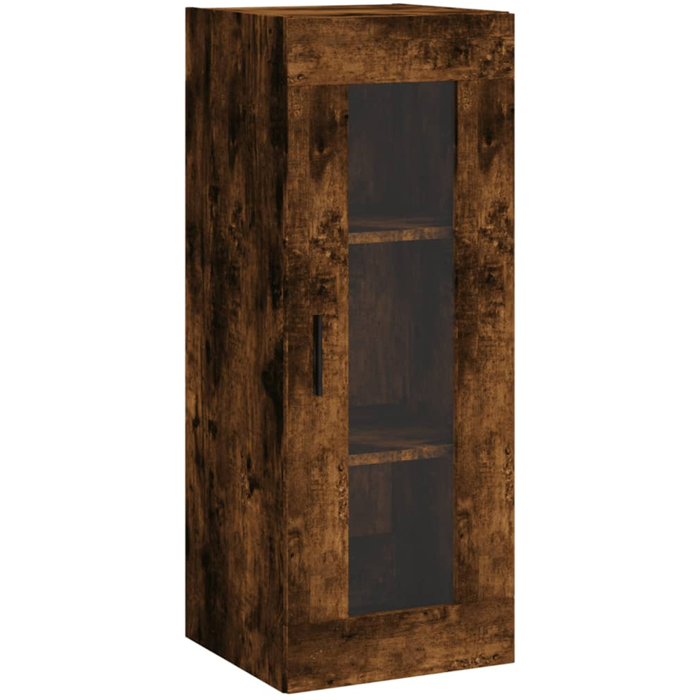 vidaXL 2 Door Smoked Oak Highboard Image 5