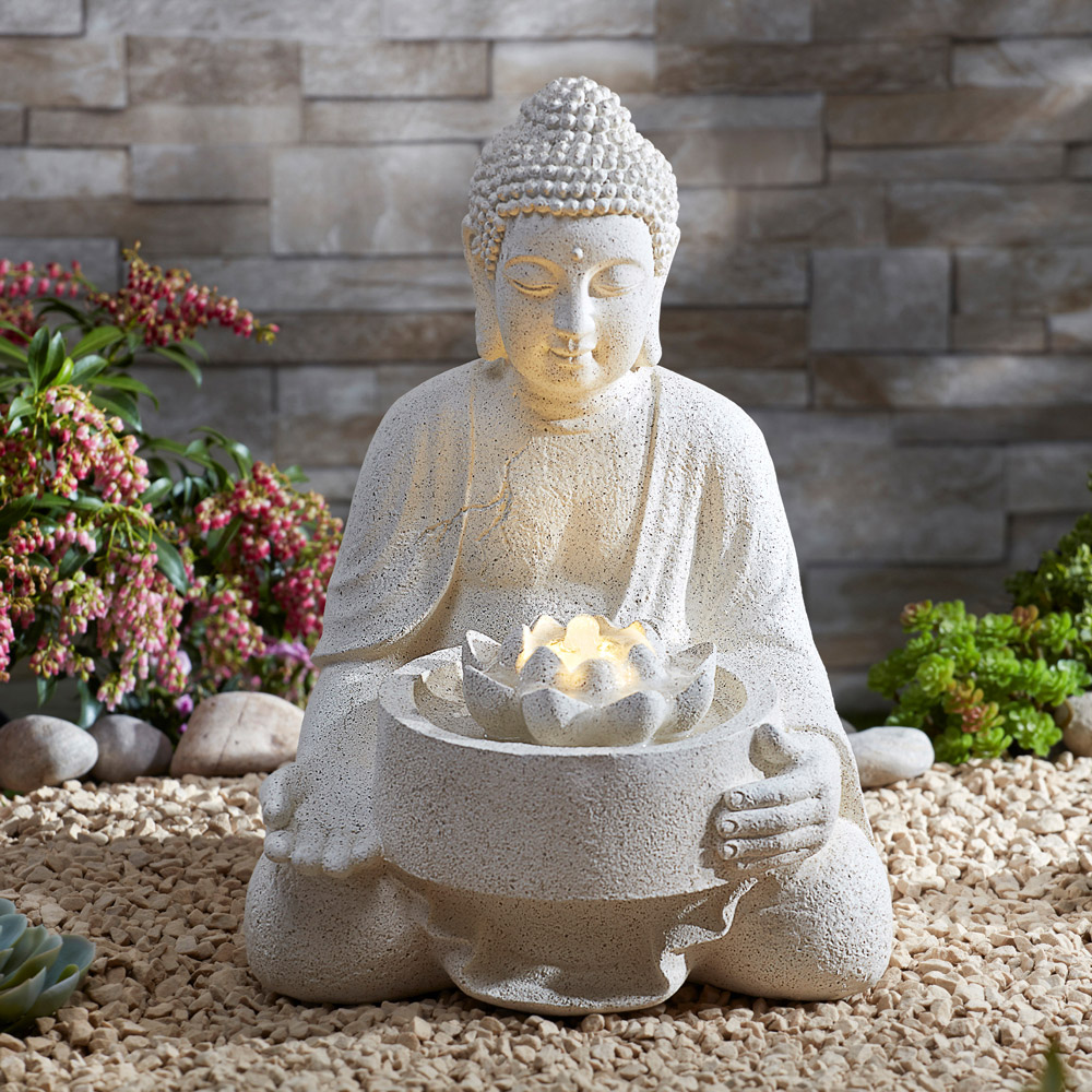 Garden Gear Serene Buddha Water Feature Image 2