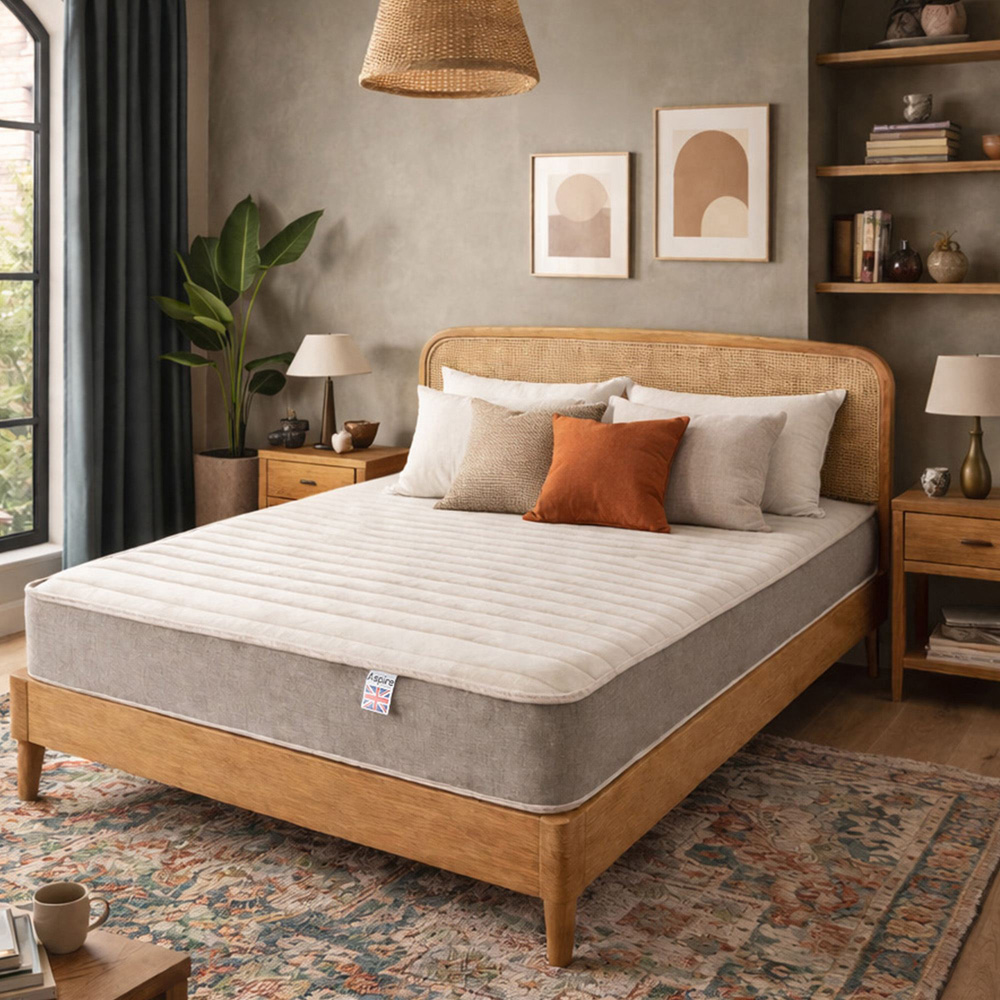 Aspire Pocket+ Single Medium Comfort Memory Foam Pocket Spring Hybrid Mattress Image 2