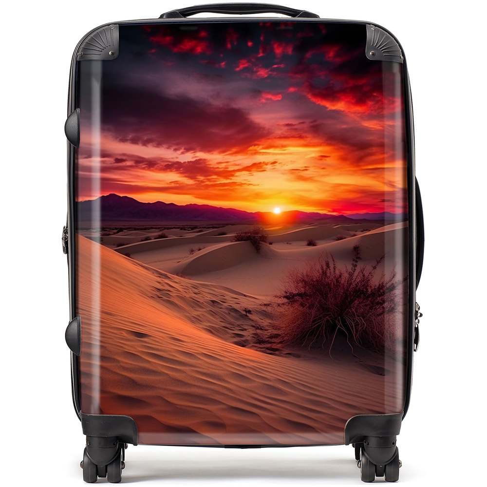 Warren Reed Designer Large Sunset in the Desert Suitcase Image 1