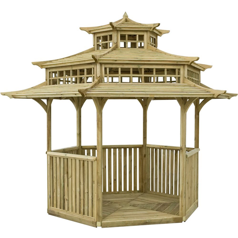 Rowlinson Oriental Wooden Pagoda Image 1