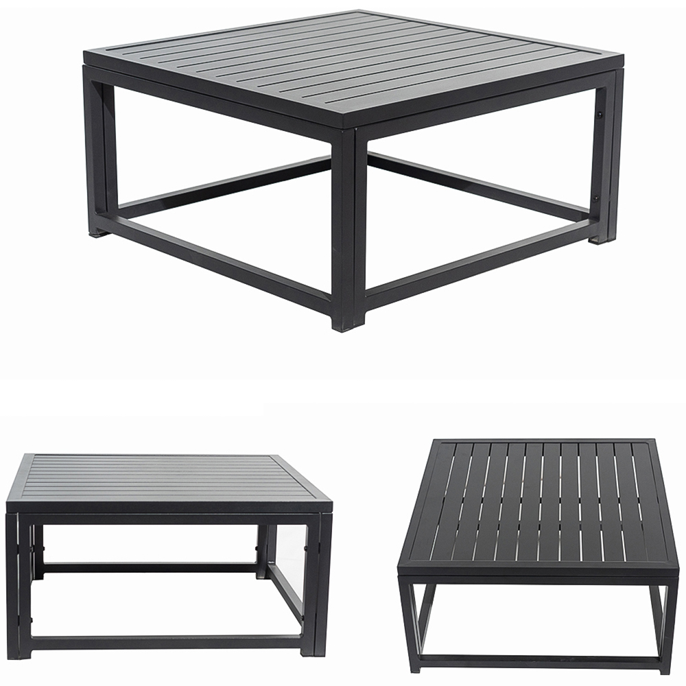 Furniture One 4 Seater L Shape Aluminium Garden Corner Sofa Set Image 5