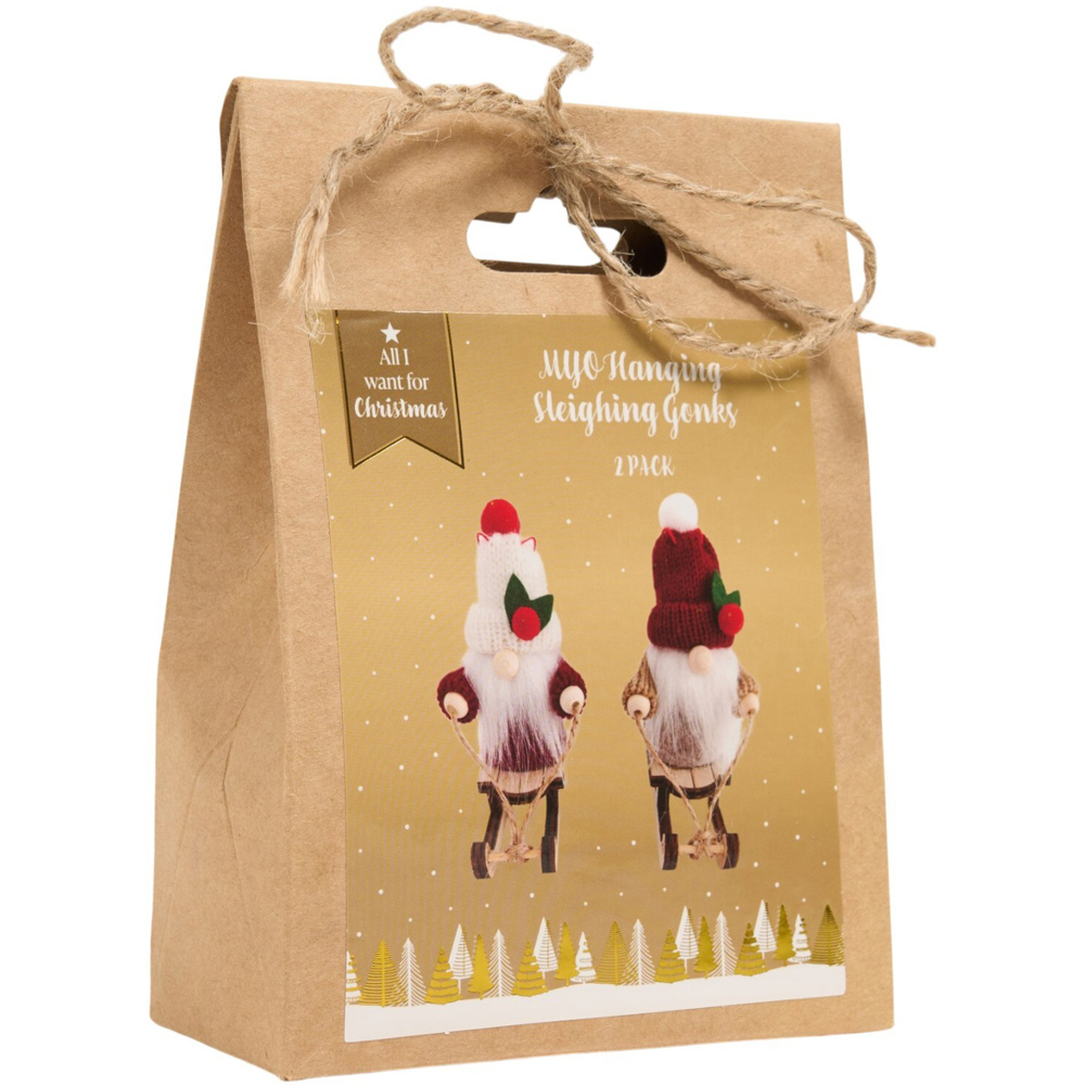 Make Your Own Hanging Sleighing Gonks Kit Image 2