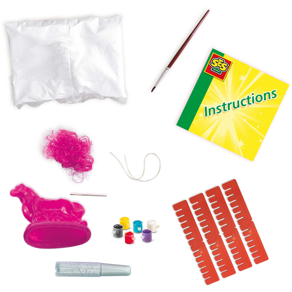 SES Creative Casting and Painting Horse with Mane Set Image 2