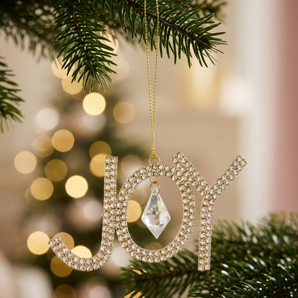 Crystal Joy Decoration Gold Image 2