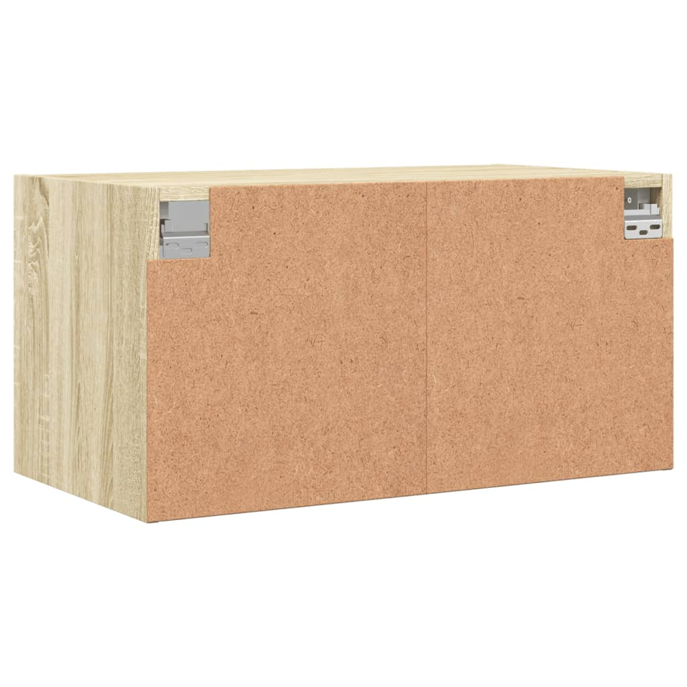 vidaXL 2 Door Sonoma Oak Wall Cabinet Set of 2 Image 9