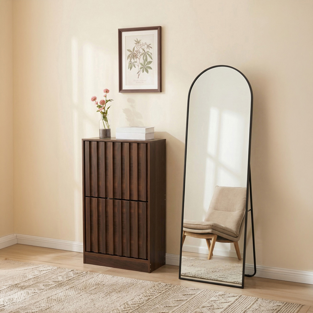 Jackson Shoe Cabinet Walnut Image 7