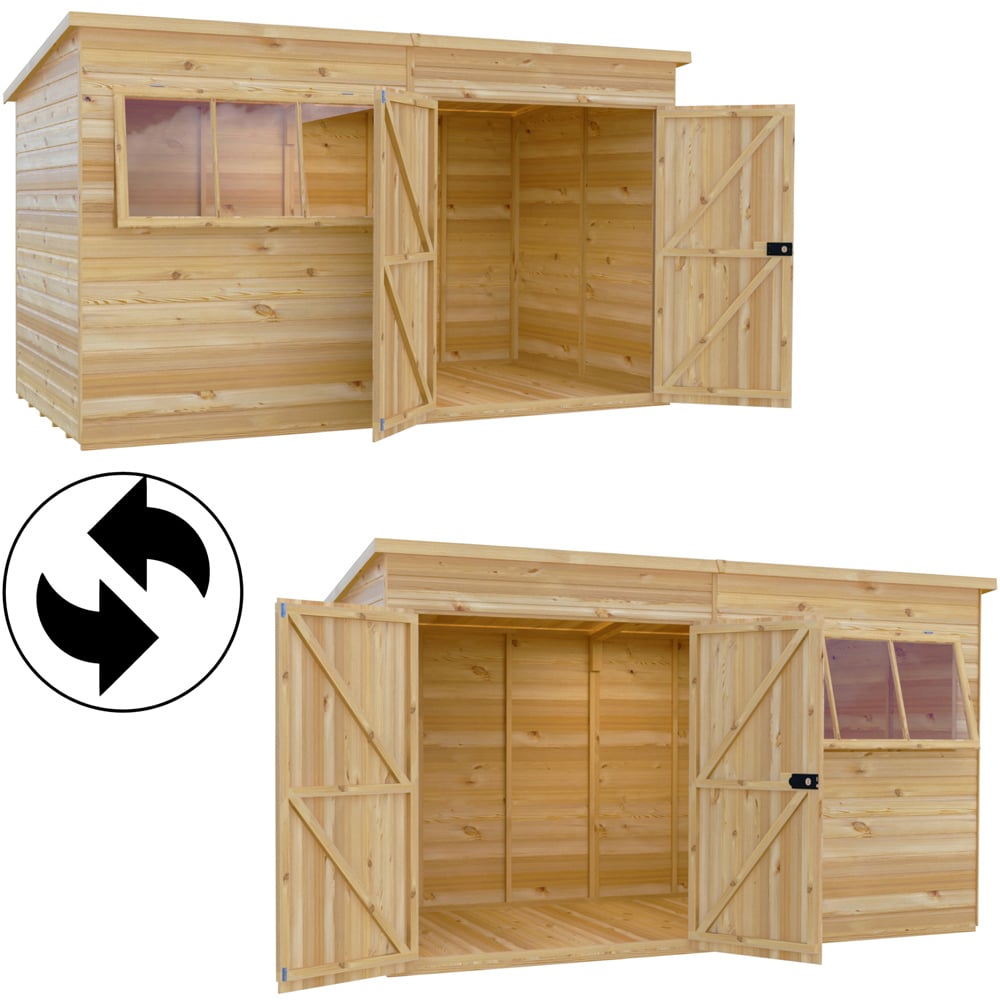 Shire 12 x 10ft Ranger Pent Shed Image 5