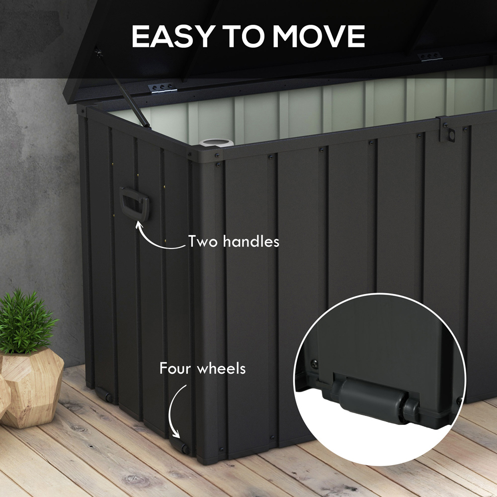 Outsunny 450L Outdoor Waterproof Storage Box Image 4