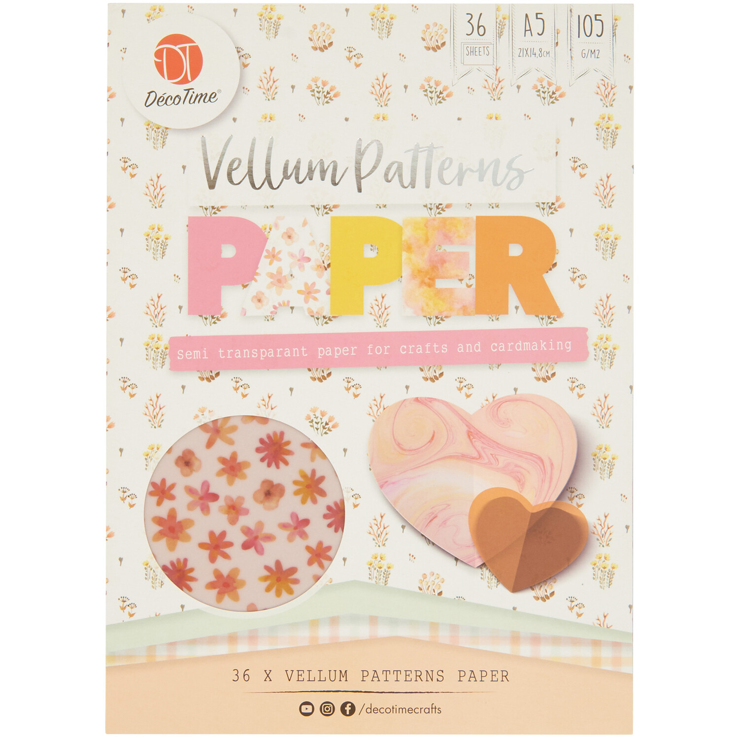 DecoTime Vellum Patterns Paper Image 7