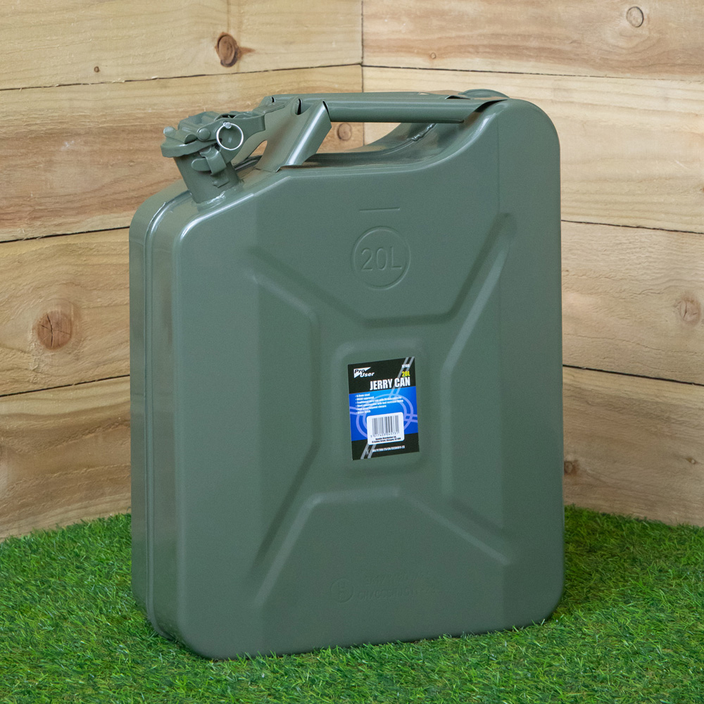 Samuel Alexander Metal Jerry Fuel Can with Leak-Proof Bayonet Closure 20L Image 2