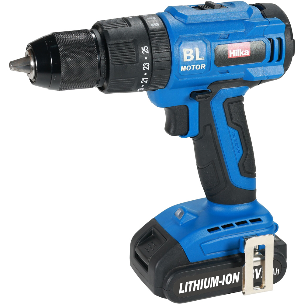 Hilka 18V Brushless Combi Drill with 2.0Ah Battery Image 2