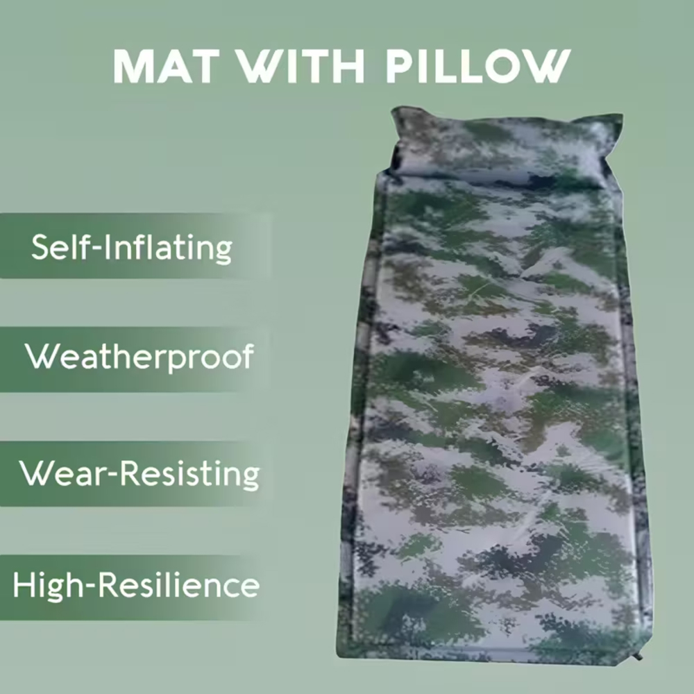 Alivio Single Multicolour Waterproof Inflatable Camping Sleeping Pad Image 5