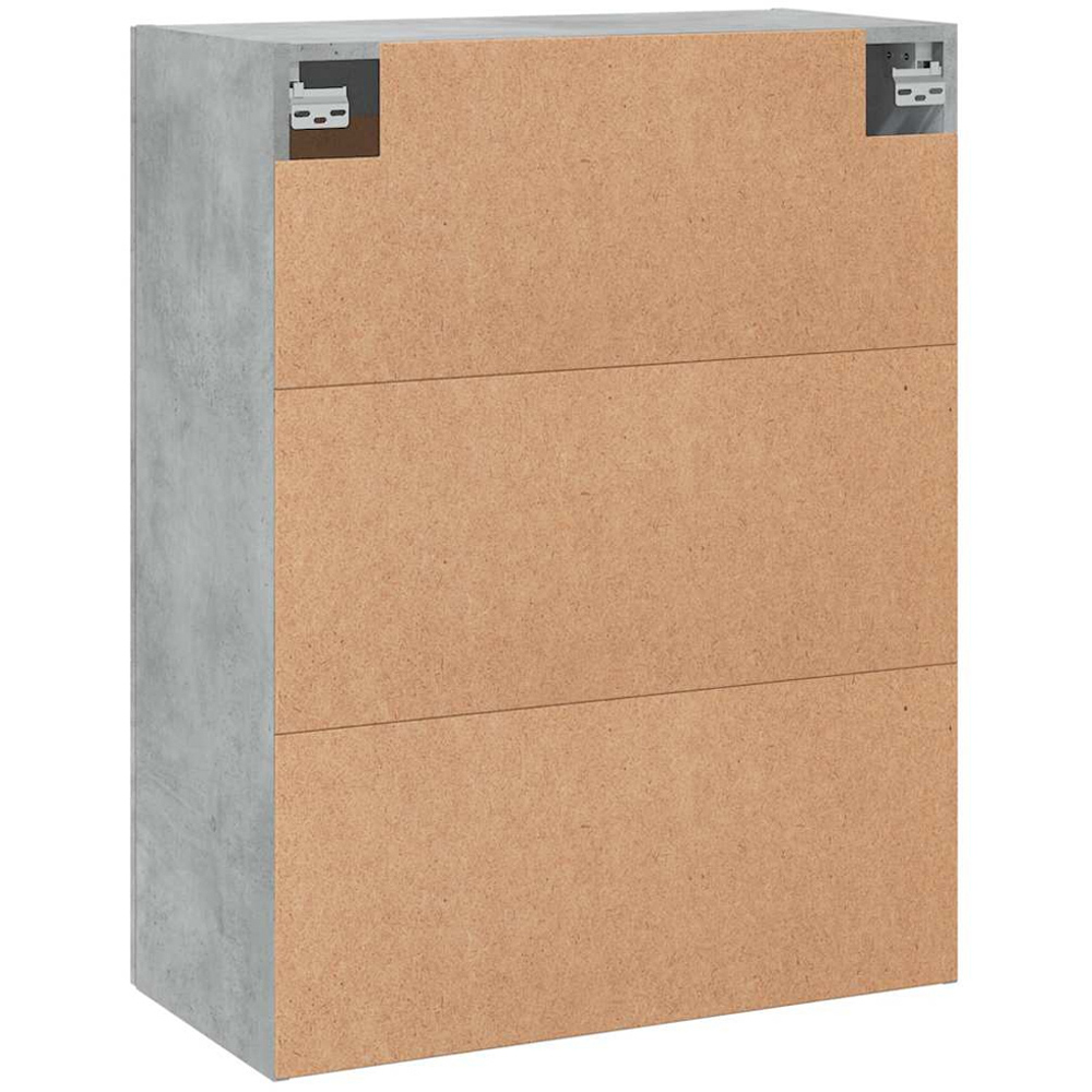 vidaXL 2 Door Concrete Grey Wall Mounted Cabinet Image 8