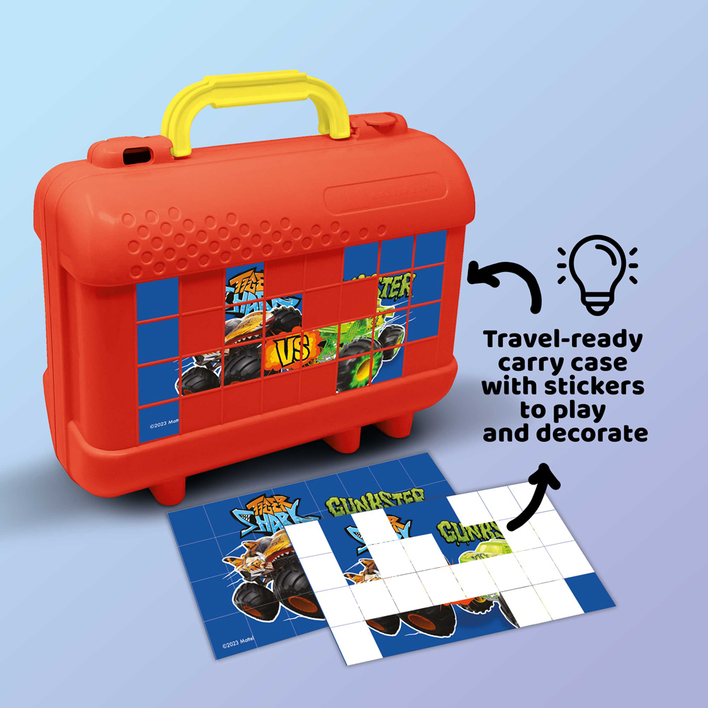 Multiprint Hot Wheels Monster Trucks Kids Travel Colouring and Stamp Set Image 4