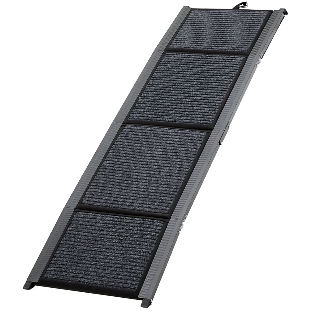 H&O Direct Foldable Metal Outdoor Dog Ramp 170 x 44cm Image 1