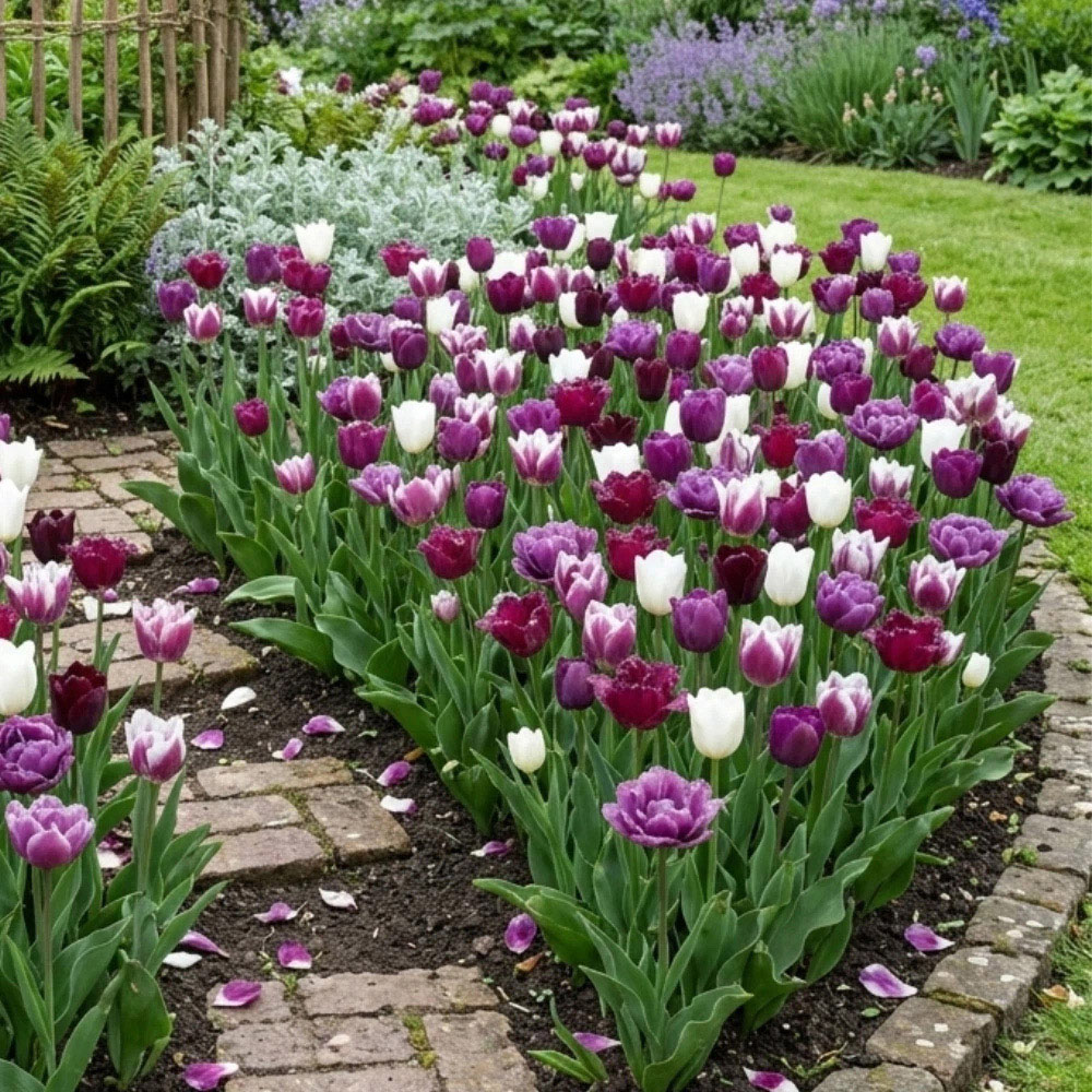 Thompson and Morgan Tulip Purple Passion Planting Bulb 40 Pack Image 5