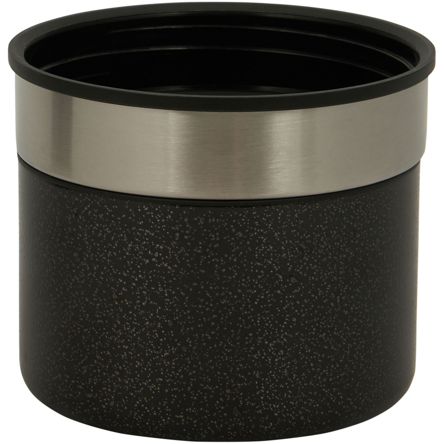 Nitro 2-Cup Hammered Flask - Black Image 4