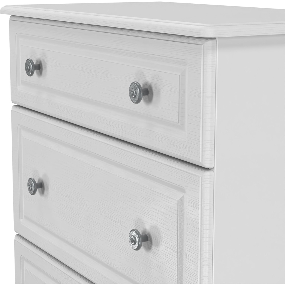 Crowndale Pembroke 3 Drawer Grey Ash Deep Chest of Drawers Ready Assembled Image 5
