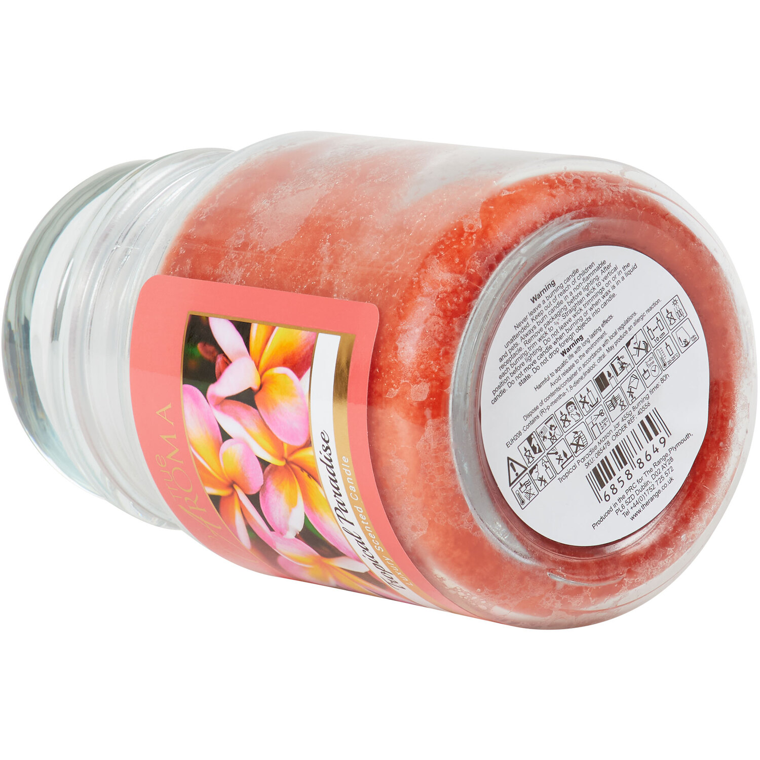Tropical Paradise Mason Jar Candle - Orange Image 4