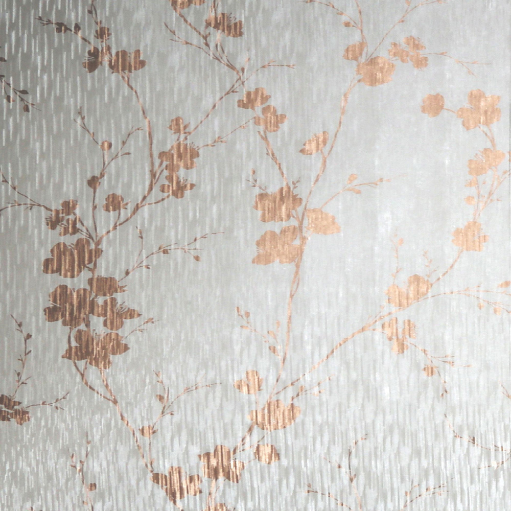 Sublime Theia Blossom Mist and Rose Gold Wallpaper Image 1