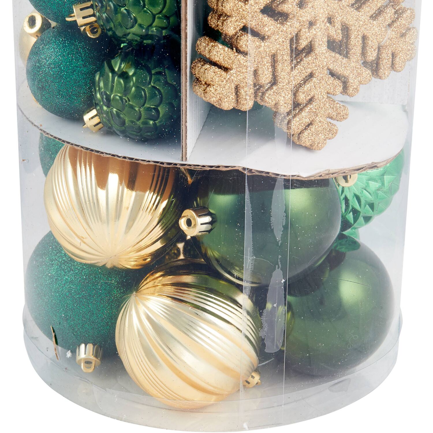 Pack of 120 Where Emeralds Glisten Baubles - Emerald Image 6