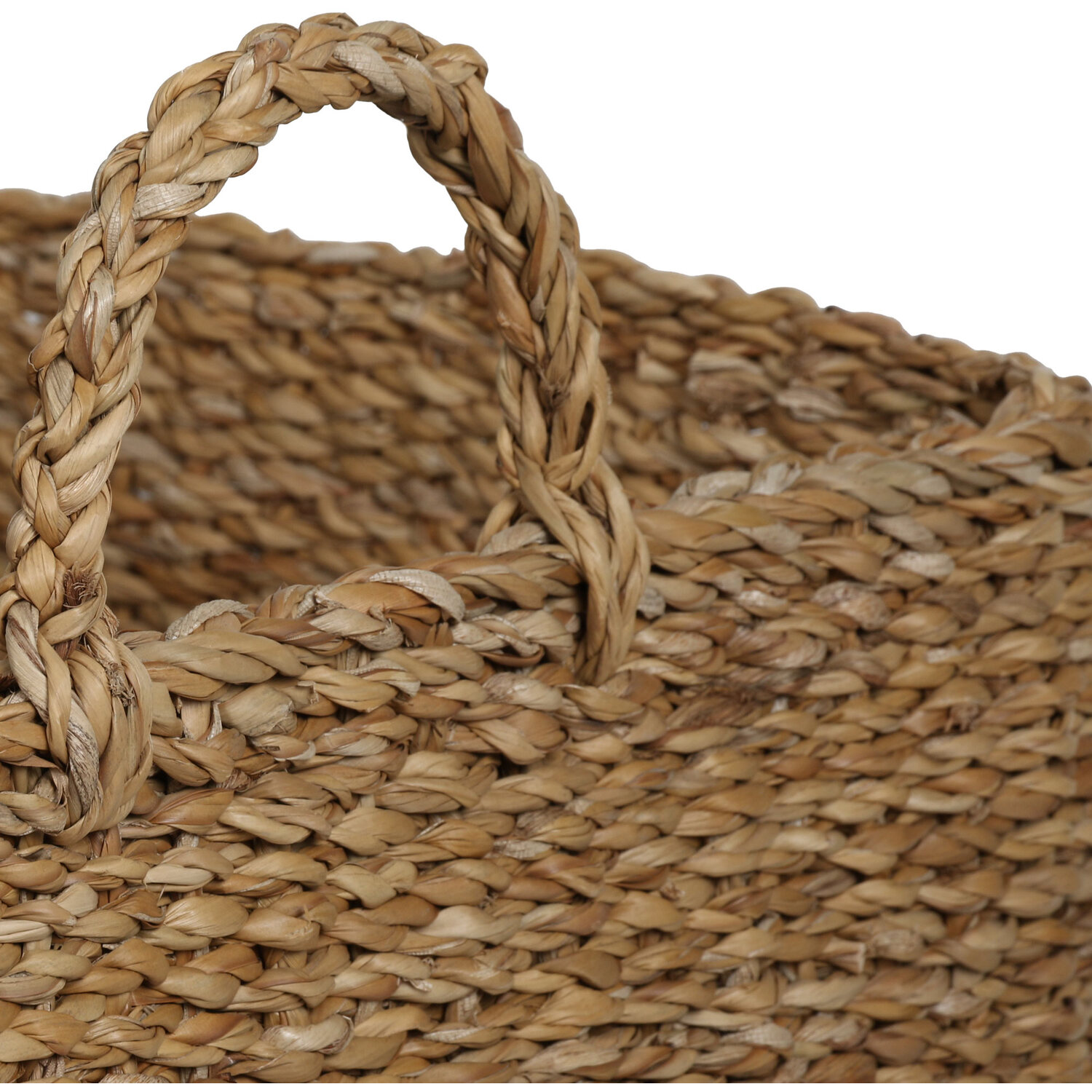 Brown Square Seagrass Basket 2 Pack Image 4