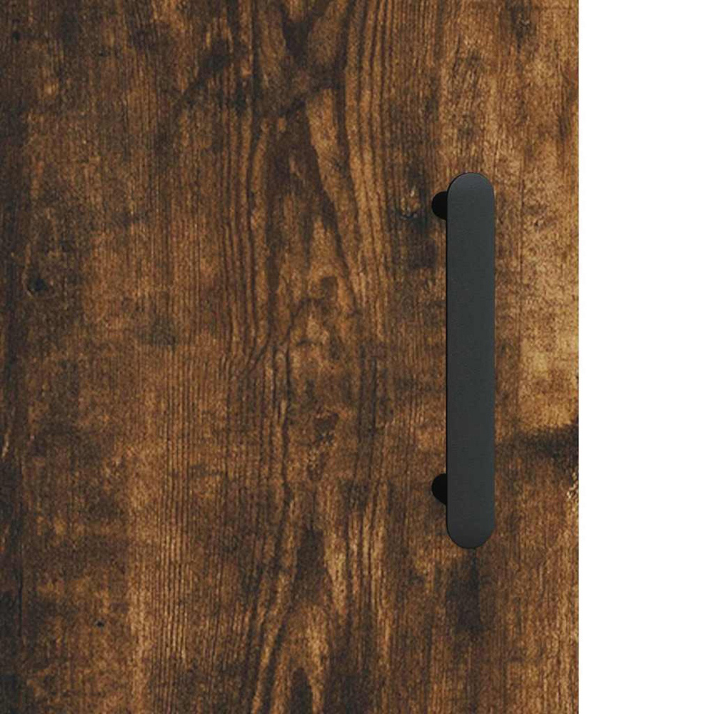 vidaXL 4 Door 2 Drawer 7 Shelf Smoked Oak Highboard Image 9