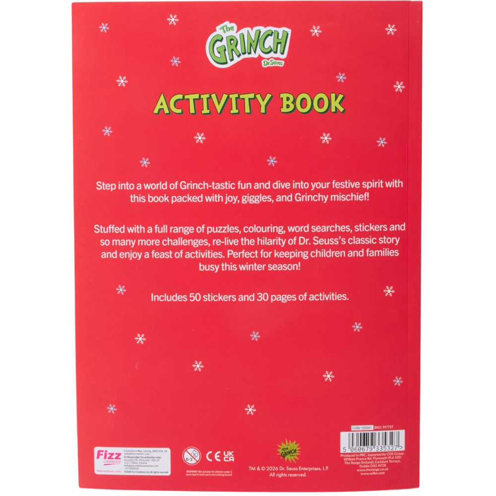 Grinch Activity Book Image 2