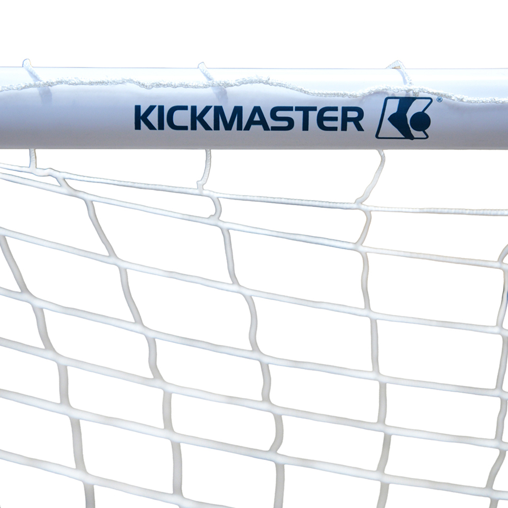 Kickmaster 42mm White Premium PVC Frame Soccer Goal 6ft Image 4
