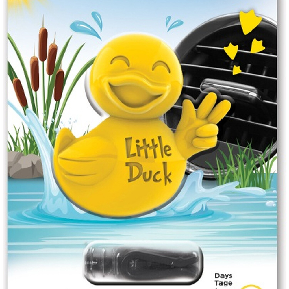 Little Duck Car Air Freshener Yellow Image 2