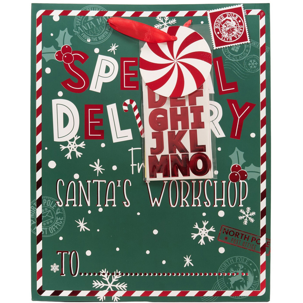 Special Delivery from Santa's Workshop Gift Bag Large Image 2