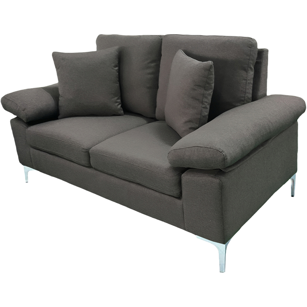 Kosy Koala 2 Seater Grey Fabric Sofa Image 2