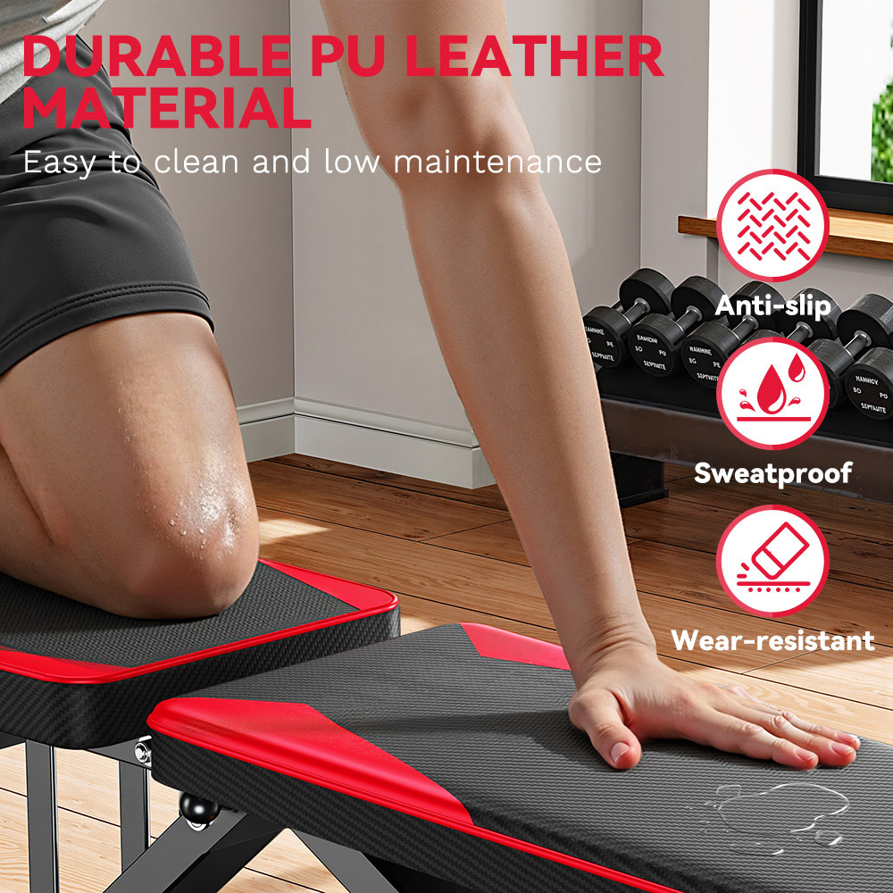 Rattrix C1 Black Multiple Adjustment Foldable Weight Bench Image 5
