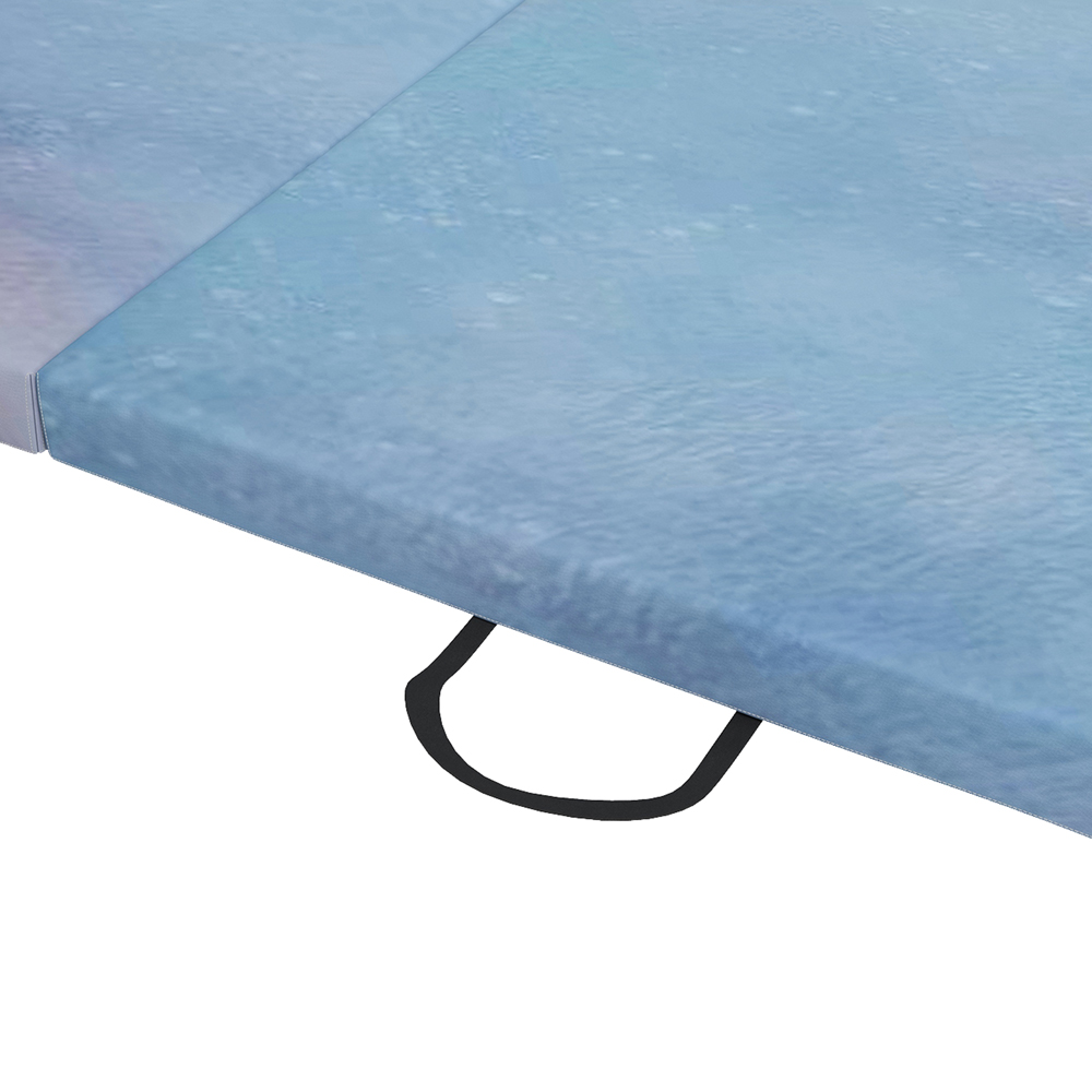 HOMCOM Blue Foldable Gymnastics Mat 182cm Image 5