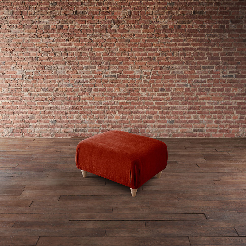 The Vienna Victoria Apricot Footstool Image 4