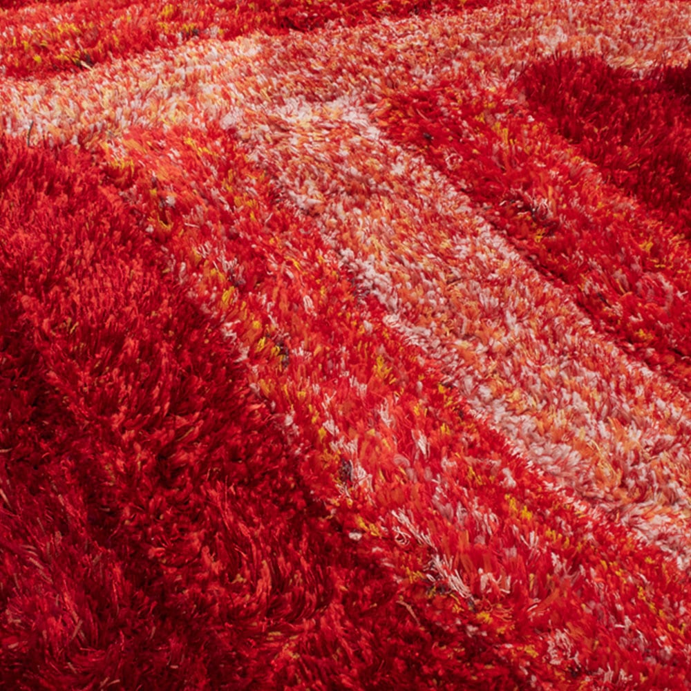 DS Living Wave Red Ultra Plush Rug 160 x 230cm Image 3