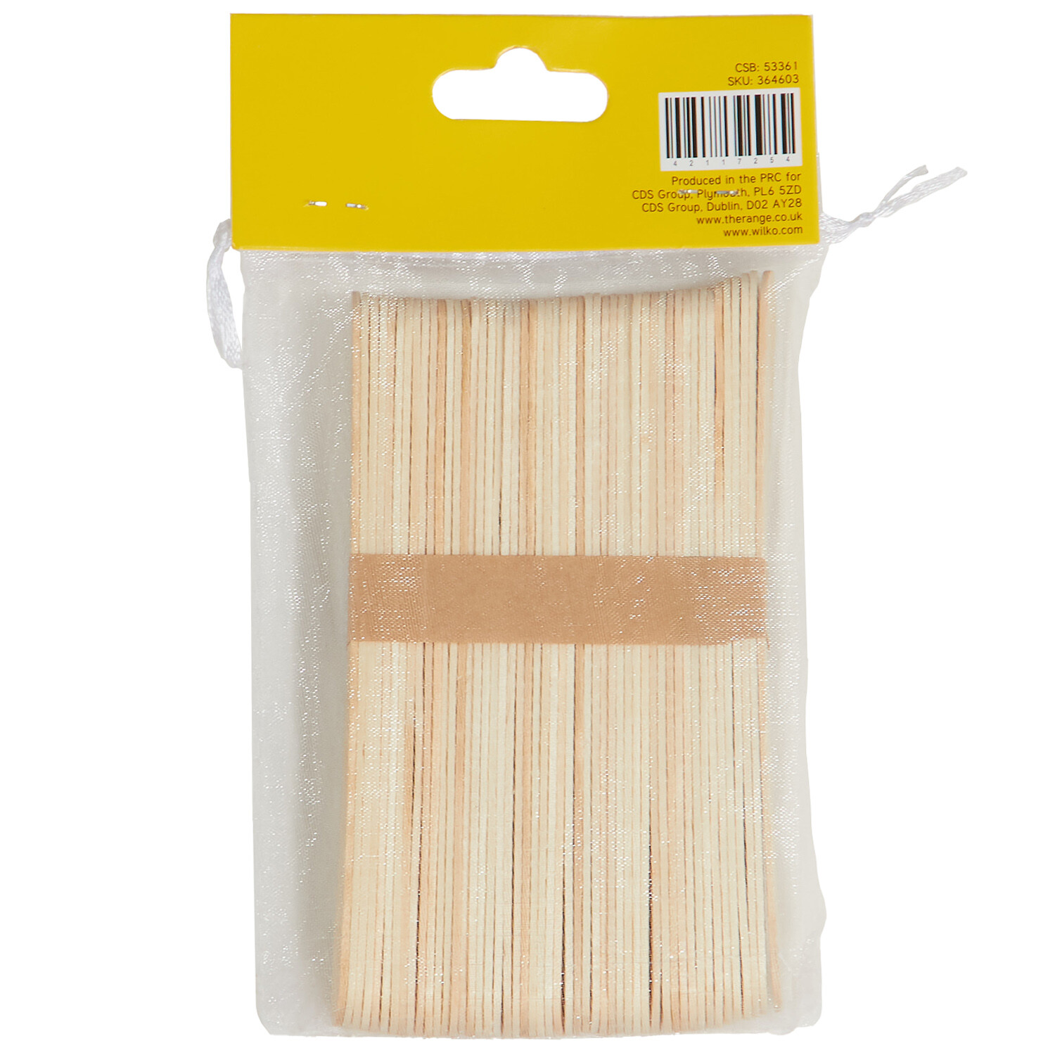 Pack of 50 Jumbo Craft Sticks - Natural Image 2